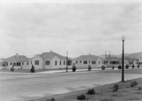 Film transparency of homes in Boulder City, Nevada, circa early 1930s