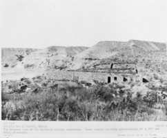 Film transparency of Old Callville near Hoover Dam, February 2, 1921