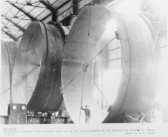 Film transparency of penstock pipes, Hoover Dam, December 10, 1933