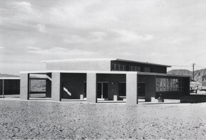 Photograph of the Administration building, Boulder City, Nevada, 1949