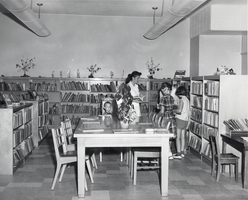 Photograph of the Boulder City Library Children's Collection, Boulder City, Nevada, 1958