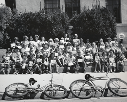 Photograph of children at the Boulder City Library, Nevada, circa 1950s