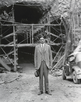 Photograph of Dr. Ray Lyman Wilbur, Hoover Dam, September 23, 1932