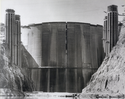 Photograph of reservoir, Hoover Dam, February 28, 1935