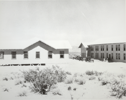 Photograph of Six Companies office building, Boulder City, Nevada, June 1, 1931