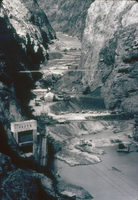 Slide of the construction phase of Hoover Dam, April 30, 1933