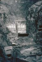 Slide of the construction phase of Hoover Dam, March 28, 1934