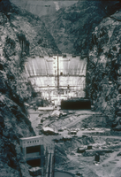 Slide of the construction phase of Hoover Dam, May 29, 1934
