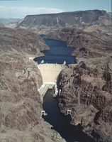 Slide of Hoover Dam and Lake Mead, circa 1930-1970