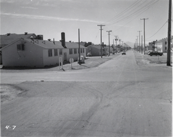 Photograph of deserted streets, Las Vegas, circa mid 1950s