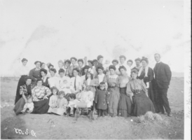 Film transparency of a church group, Las Vegas, 1907