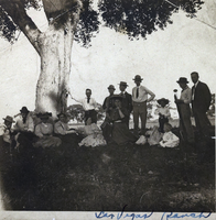 Photograph of people at the Las Vegas Ranch, Nevada, circa early 1900s
