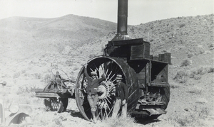 Photograph of a Death Valley machine, Nevada, circa early 1900s