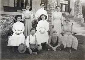 Photograph of a high school freshman class at Methodist Church, 1912-1913