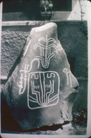 Slide of a petroglyph, November 12, 1975