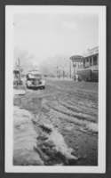 Photograph of snow on Fremont Street, Las Vegas, Nevada, circa 1930s