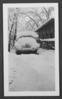 Photograph of a snow-covered car, Las Vegas, Nevada, circa 1939