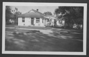 Photograph of the Stocker residence, Las Vegas, Nevada, August 13, 1947