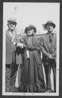 Photograph of Stocker family members in costume at the Helldorado Parade, Las Vegas, Nevada, 1934
