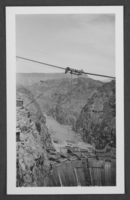 Photograph of construction on the Hoover Dam, Nevada, June 1934
