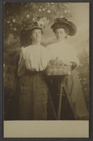 Photograph of Mayme Stocker with an unidentified woman, circa 1910s