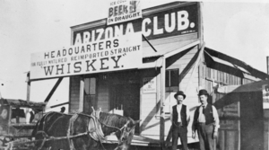Photograph of the Arizona Club, Las Vegas, Nevada, circa 1905-1915