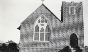 Photograph of Christ Episcopal Church, Las Vegas, 1908