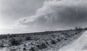 Photograph of Mount Charleston fire, Indian Springs, Nevada, circa early 1900s