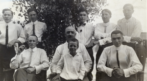 Photograph of a group of men, circa early 1900s