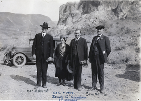 Photograph of U.S. Senators from Nevada and Arizona, circa 1910s to 1920s