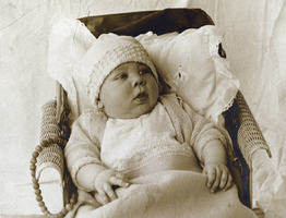 Photograph of a baby, circa early 1900s