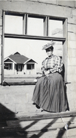 Photograph of Delphine Squires in Las Vegas, April 1906