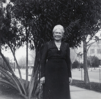 Photograph of Alice MacFarland, Indian Springs Ranch, Nevada, 1947