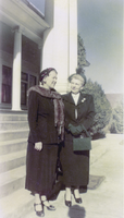 Photograph of Liz Pittman and Florence Boyer in Carson City, Nevada, circa 1950