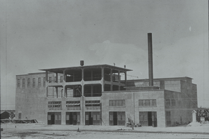 Slide of the second ice plant on Main Street, Las Vegas, circa 1910s