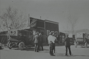 Slide of Goodsprings, Nevada, circa early 1900s