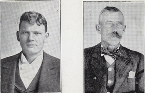 Photograph of two unidentified men, circa early 1900s