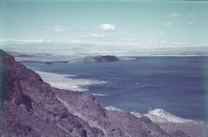 Slide of Lake Mead, outside of Boulder City, circa 1930s