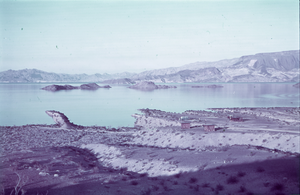 Slide of Lake Mead, outside of Boulder City, circa late 1930s