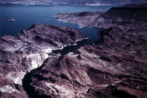 Slide of Lake Mead, circa late 1930s