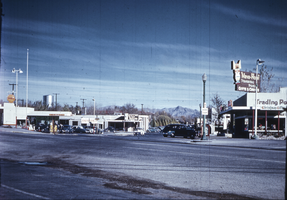 Slide of downtown Boulder City, Nevada, circa 1930s to 1940s