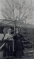 Film transparency of Helen J. Stewart and another woman, circa early 1900s