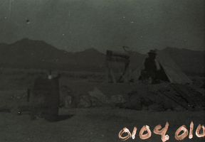 Transparency of Toinavah Wall, Arizona, circa early 1900s