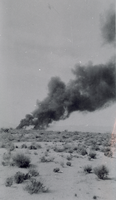 Transparency of smoke in the desert, circa early 1900s