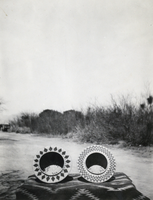 Photograph of two baskets, circa 1910s