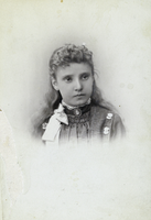 Photograph of Flora Elize Stewart, circa late 1880s