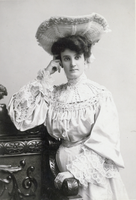 Photograph of Flora Elize Stewart, circa late 1880s to early 1900s