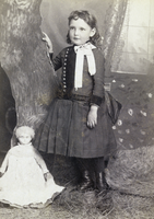 Photograph of Evaline La Vega Stewart, circa 1888