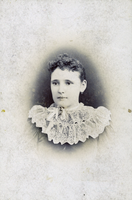 Photograph of Evaline La Vega Stewart, circa late 1880s