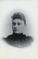Photograph of Mina Crosby Stewart, circa late 1800s to early 1900s